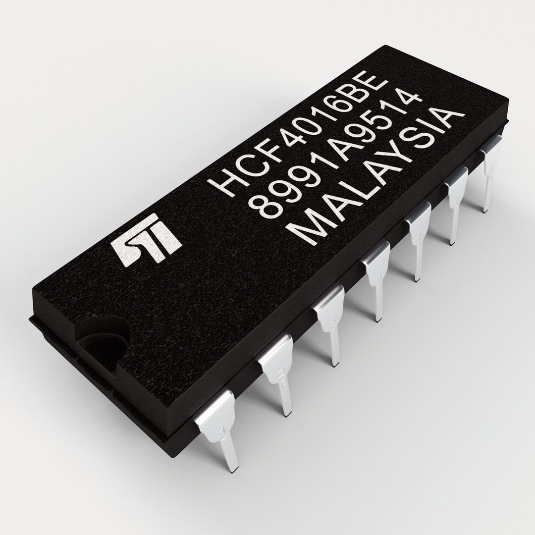 3d Model Chip Modelled