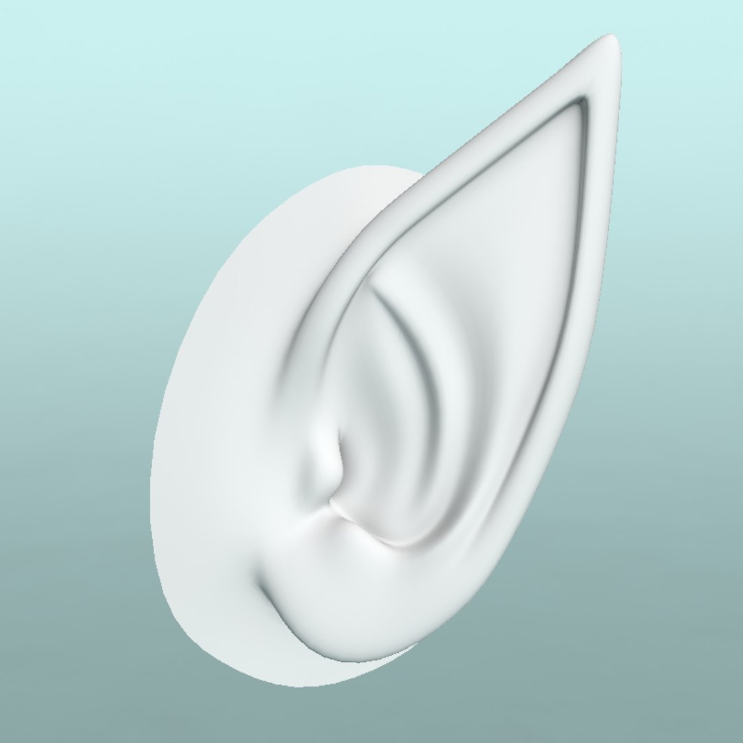 Free Pointy Ear 3d Model