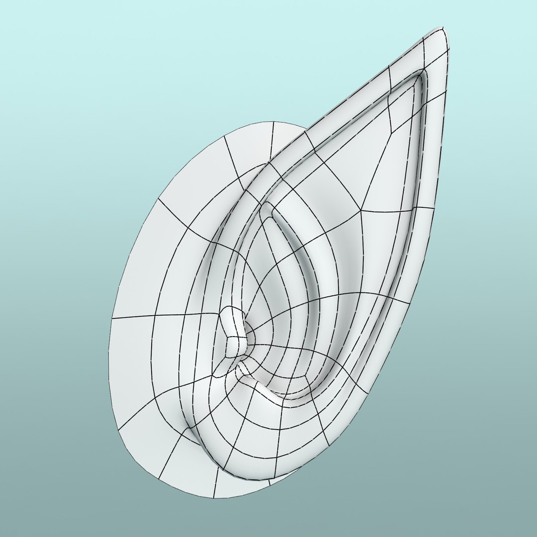 Free Pointy Ear 3d Model