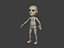Robot Android de dibujos animados