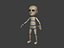 Robot Android de dibujos animados