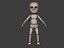Robot Android de dibujos animados