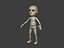 Robot Android de dibujos animados