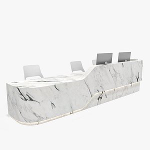 3D Reception furniture 01