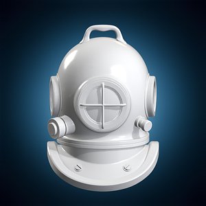 3D Nautical Diver Helmet Pen Holder V3 3D Print Model