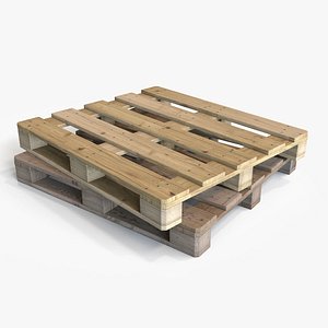 wooden pallet wood 3d model