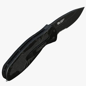 3D kershaw folding knife blade