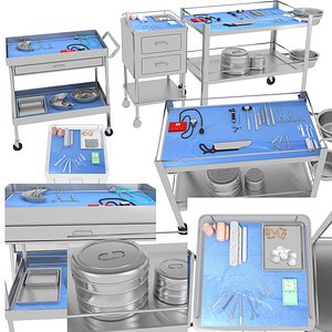 surgical instruments medical equipment 3D model