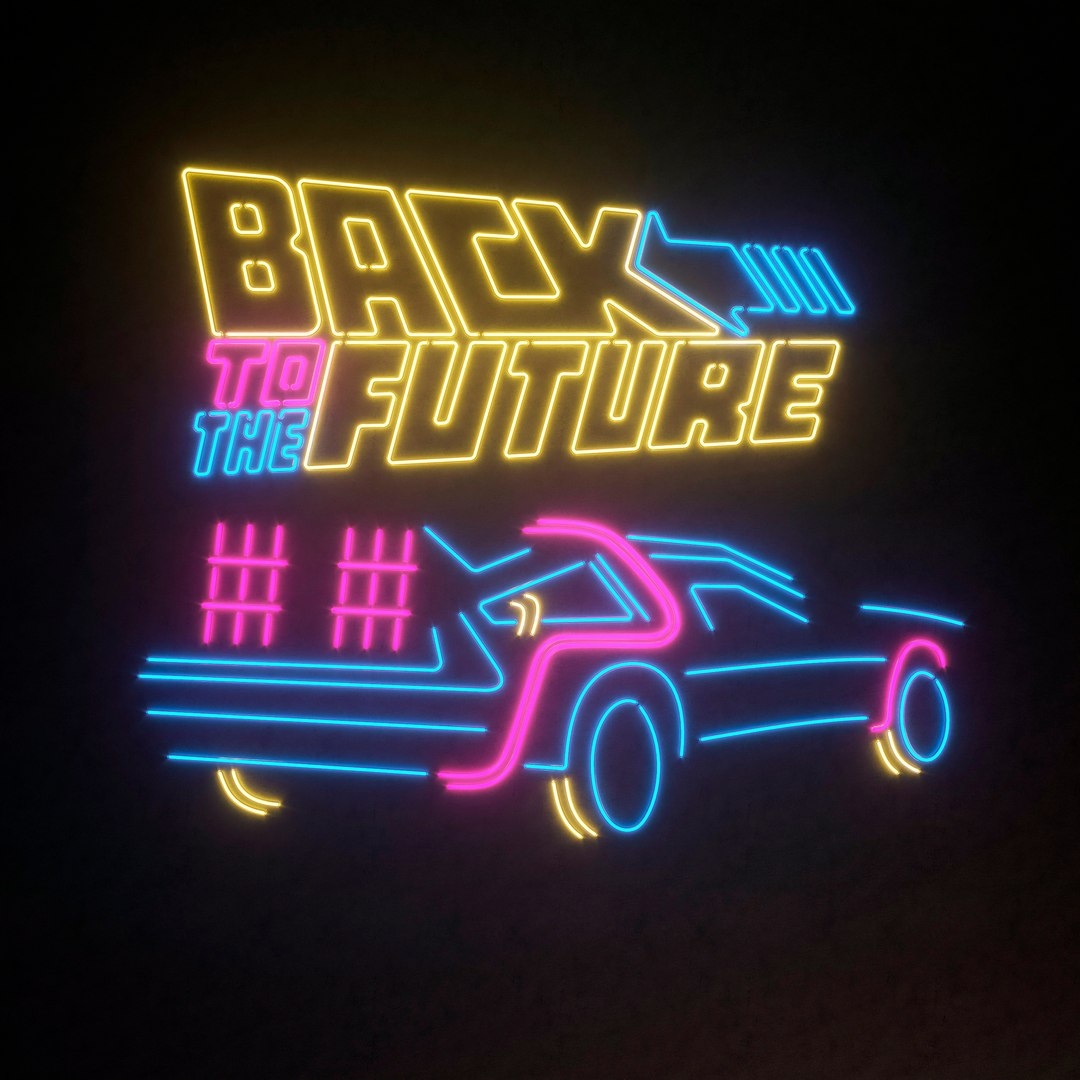 Back To The Future Logo Light