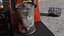 Damaged Ethanol Metal Barrel