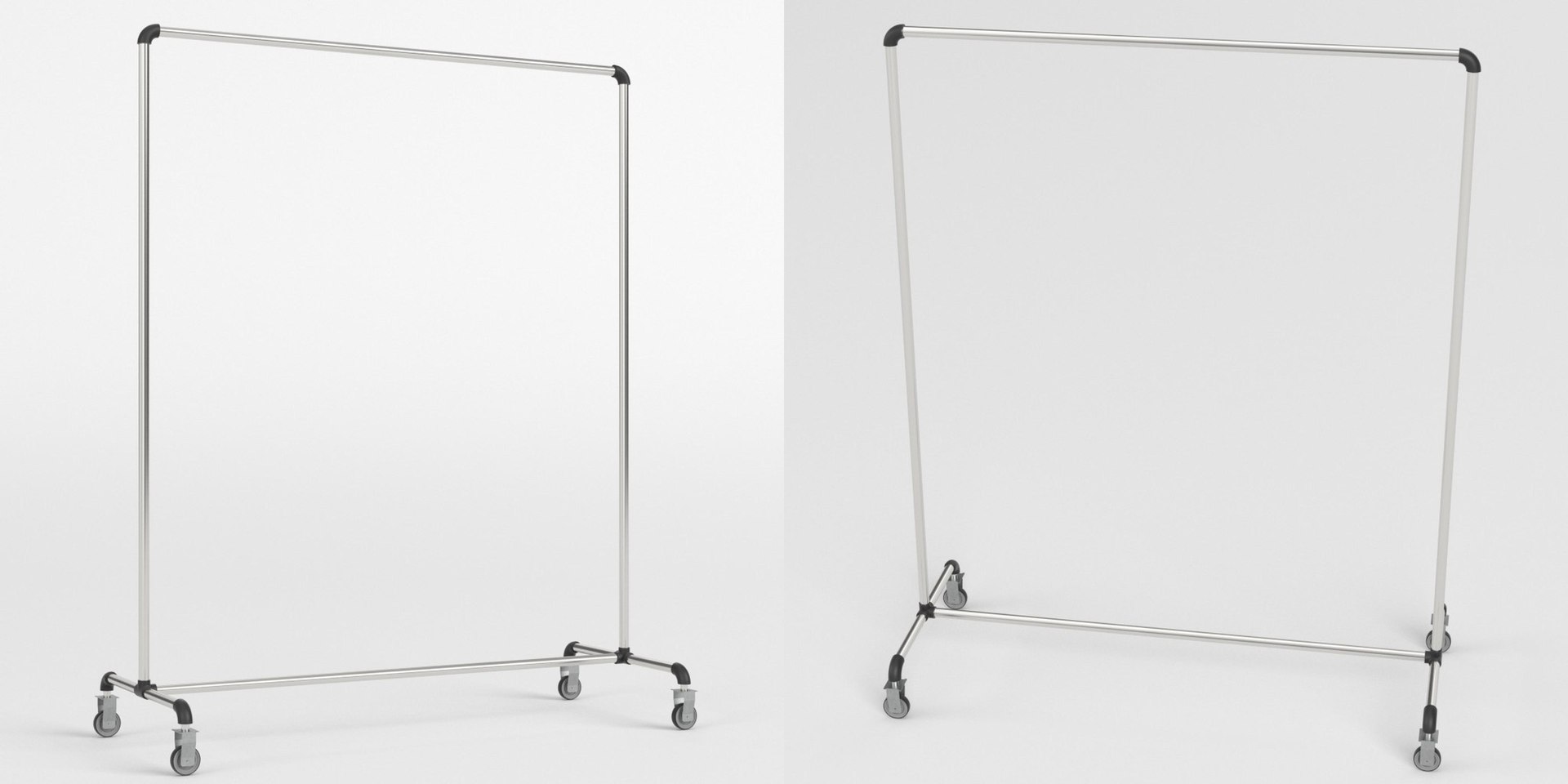 Single Bar Clothing Rack 3D Model TurboSquid 1571683