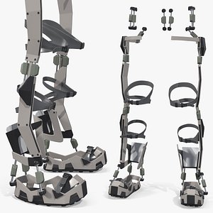 3D Ratnik 3 Lower Body Exoskeleton Frame