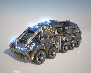 vehicle large truck 3d c4d