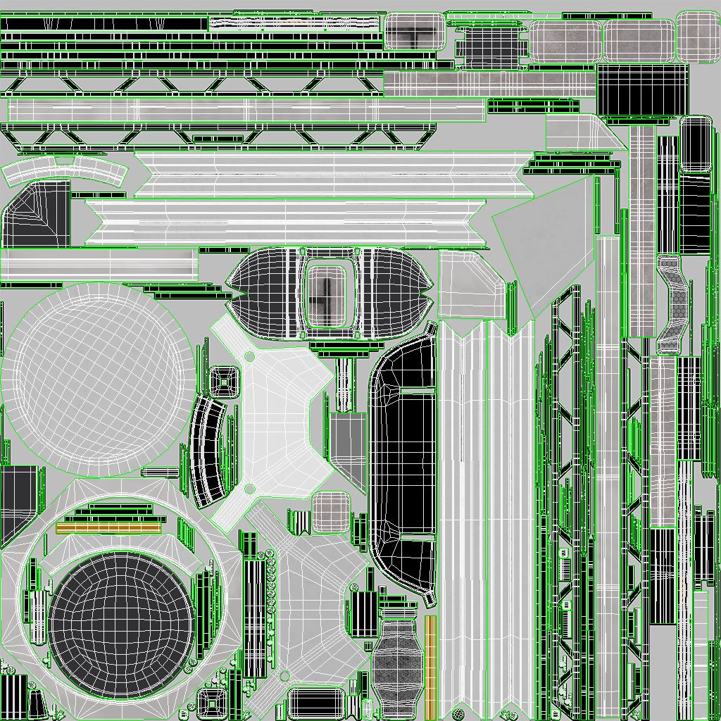 Sci-fi modular building interior 3D - TurboSquid 1444621