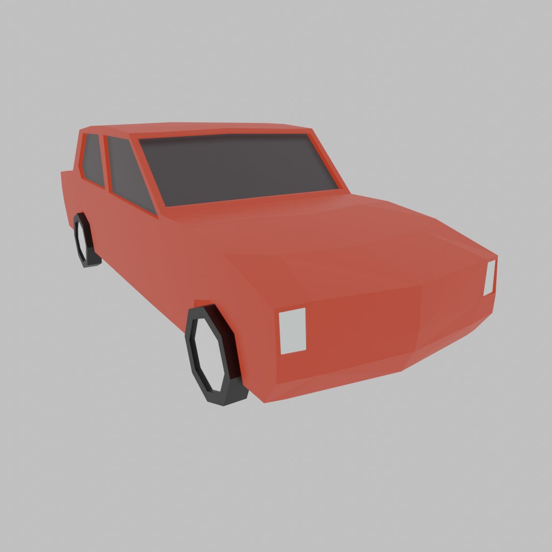 3D Low Poly Car with multiple colors model - TurboSquid 2136829