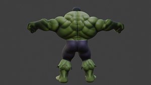 3D HULK model