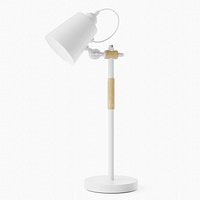 Adjustable Study Desk Lamp White