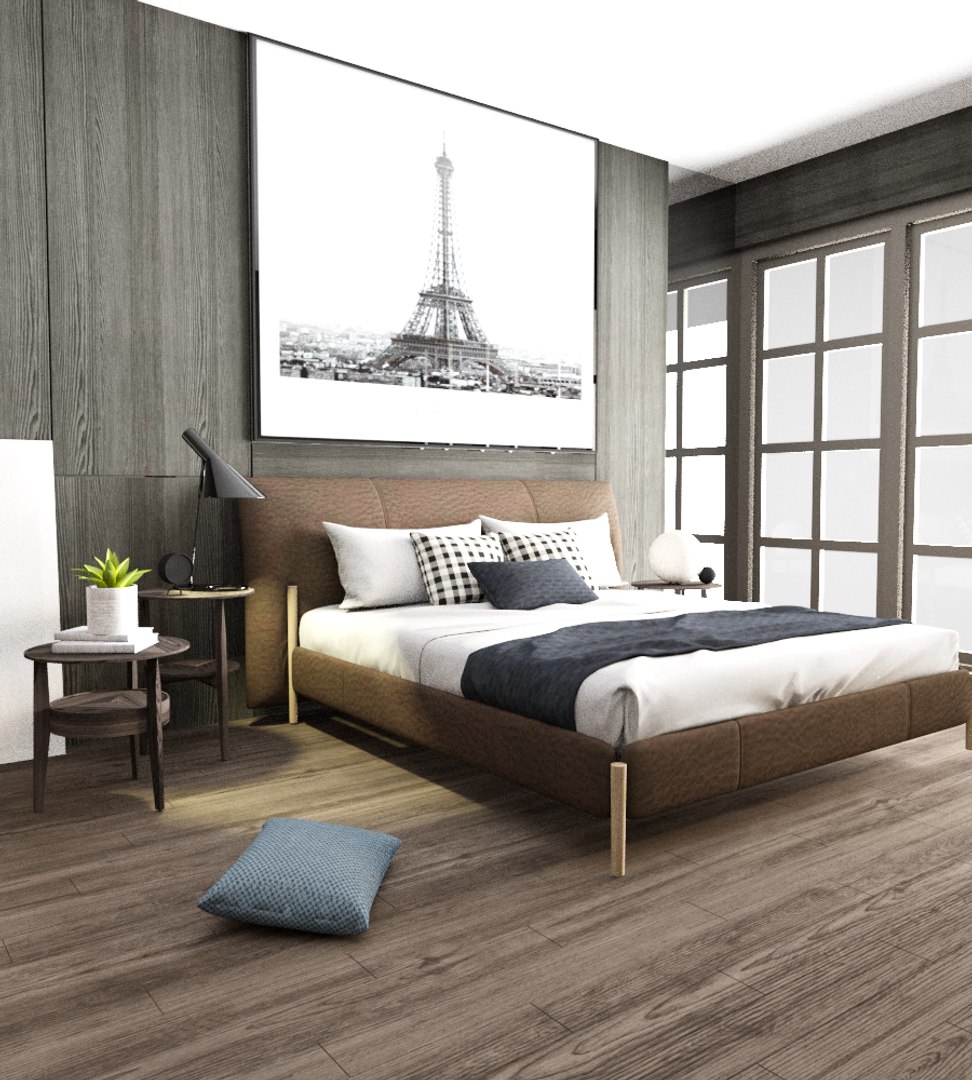 Bed Room 3D Model TurboSquid 1870406