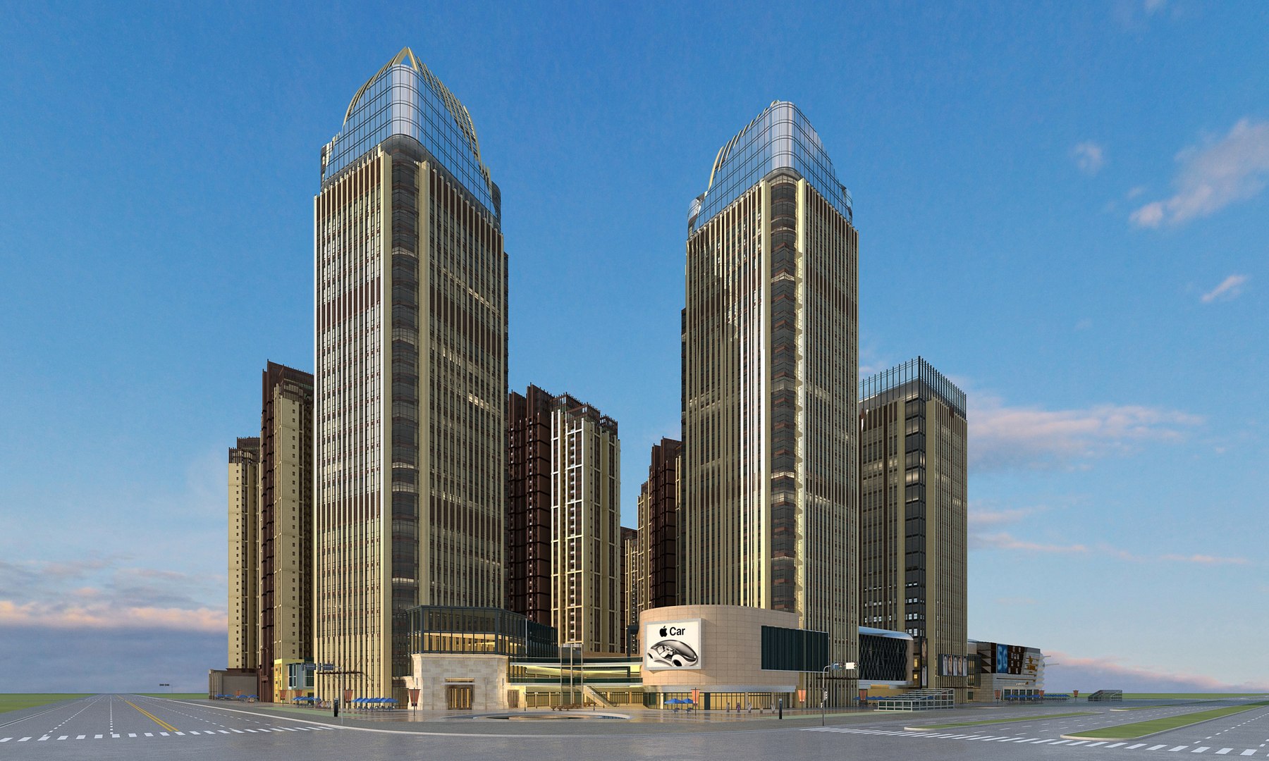 Modern Building 73 3D Model - TurboSquid 1934151