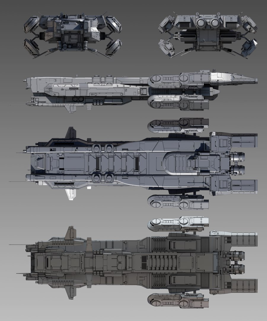 3D Spaceship - TurboSquid 1208974