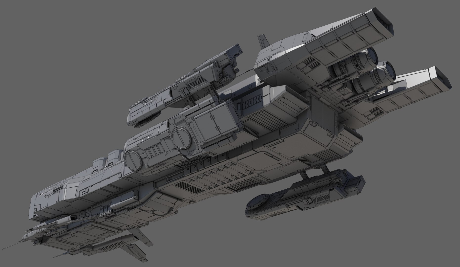 3D Spaceship - TurboSquid 1208974