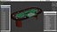 Casino Poker Table with Cards and Chips 3D