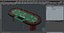 Casino Poker Table with Cards and Chips 3D