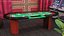 Casino Poker Table with Cards and Chips 3D