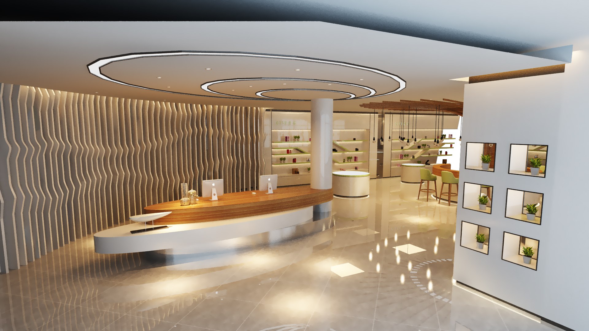Reception Desk 3D - TurboSquid 2232044