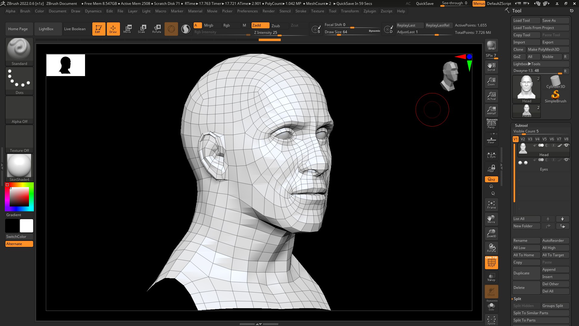 3D Dwayne Johnson Model - TurboSquid 2151542