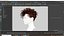 カーリーアンダーカットヘアスタイル - リアルな3Dヘア