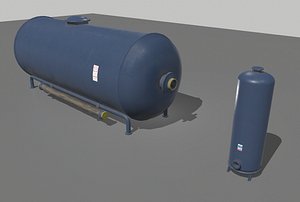 industrial tanks 3D model