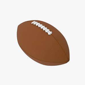 3D model blank american football