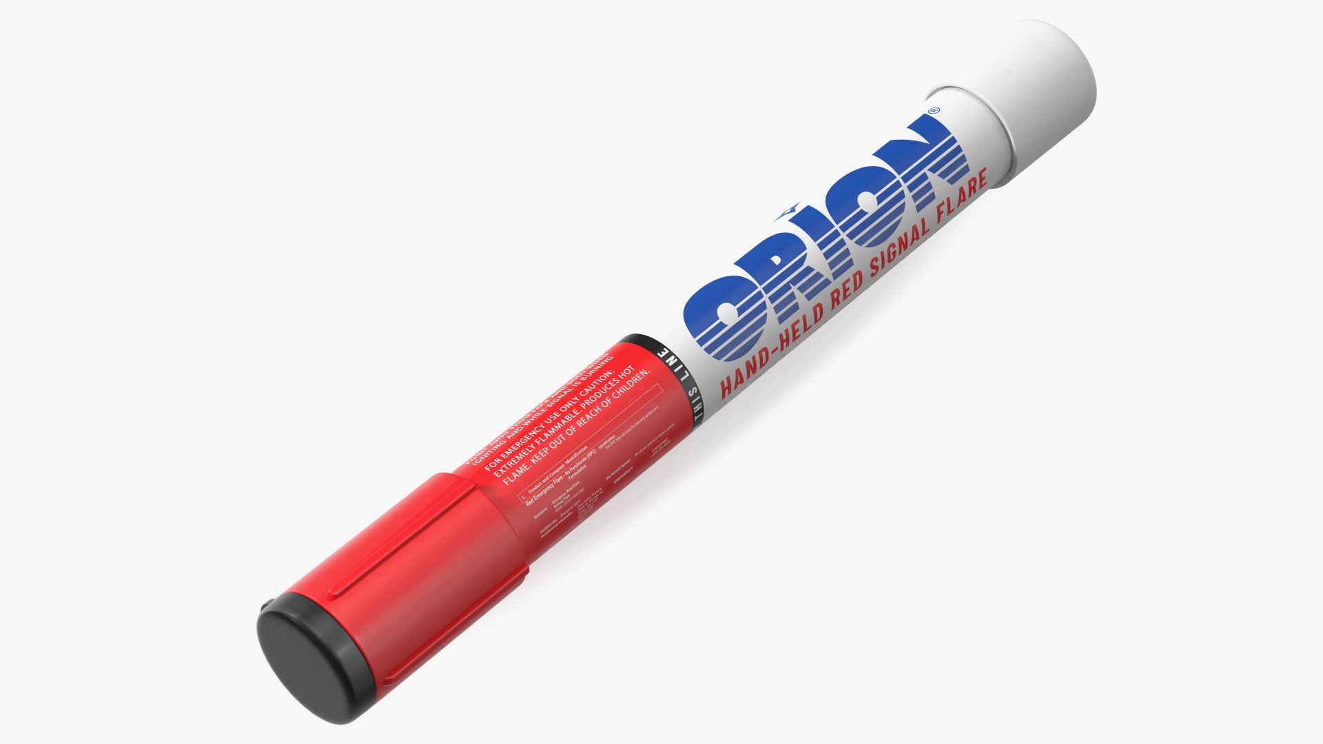 3D Model Orion Safety Hand Held Marine Red Signal Flare