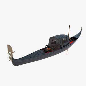 Venetian Gondola With Roof