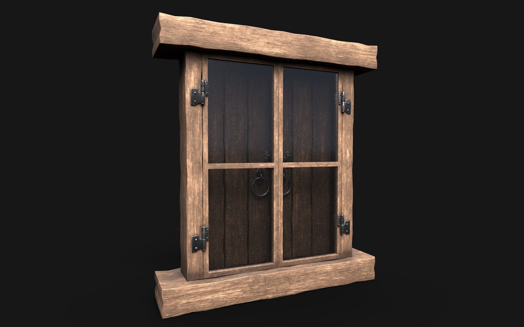 3D Window Medieval M8 - TurboSquid 2641123
