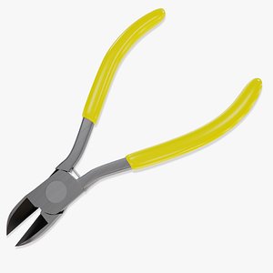 Side Cutter Pliers Tool Diagonal Animated