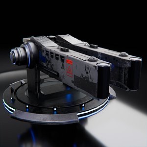 3D Laser Turret model