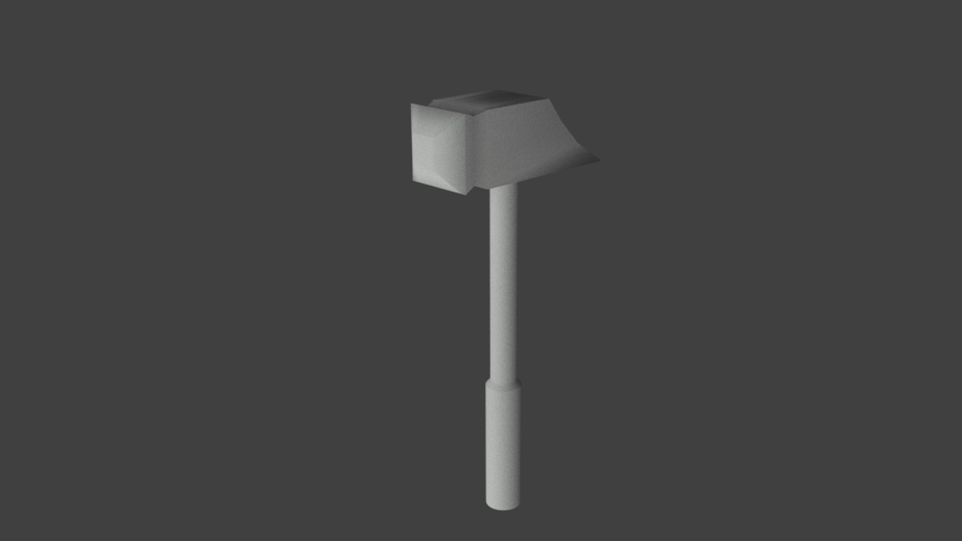 3d Modeled Hammer Model