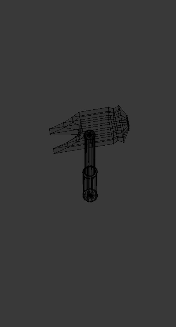 3d Modeled Hammer Model