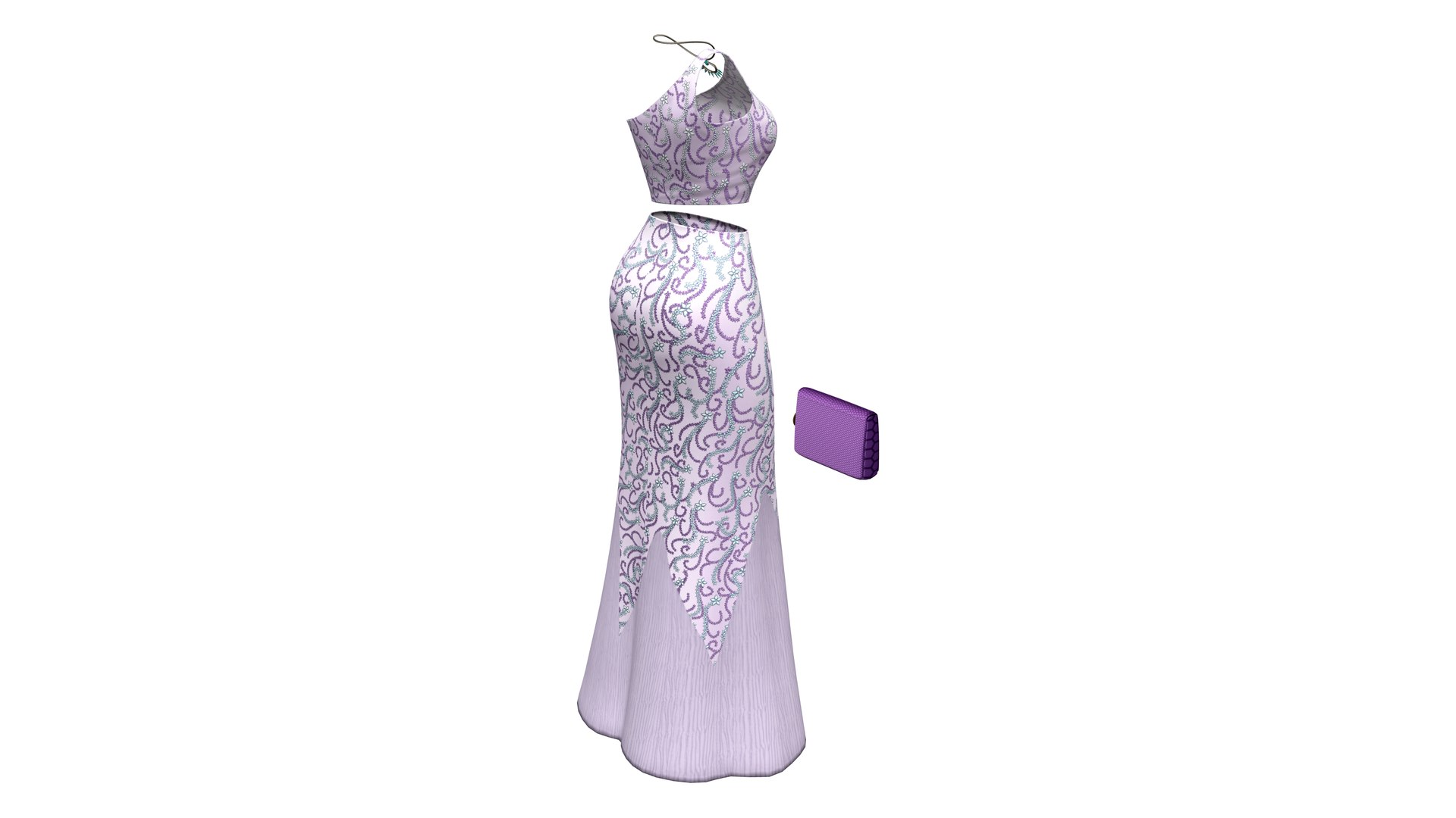 One Shoulder Jersey Mermaid Dresses Vintage Mauve