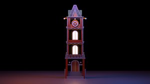 Christmas tower solid