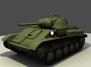 free t-70 tank 3d model
