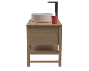 Bathroom sink with furniture