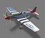 p51d mustang 3D model