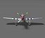 p51d mustang 3D model