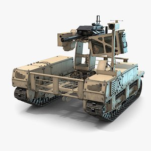 Termit UGV with Mk19 Grenade Launcher model