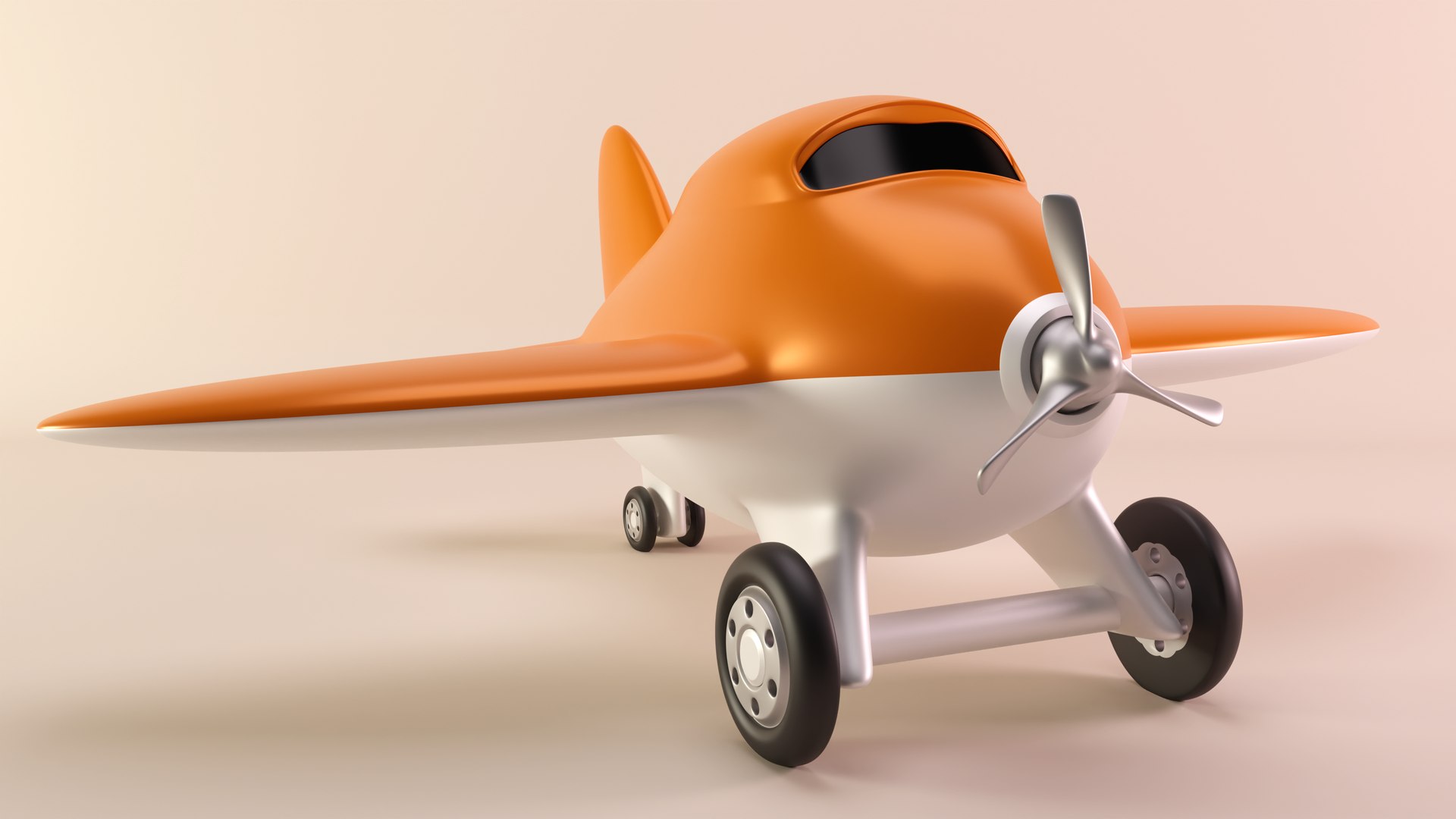 Toy Airplane 02 3D model TurboSquid 1734915