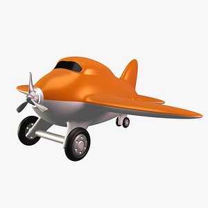 Toy Airplane 02 3D model