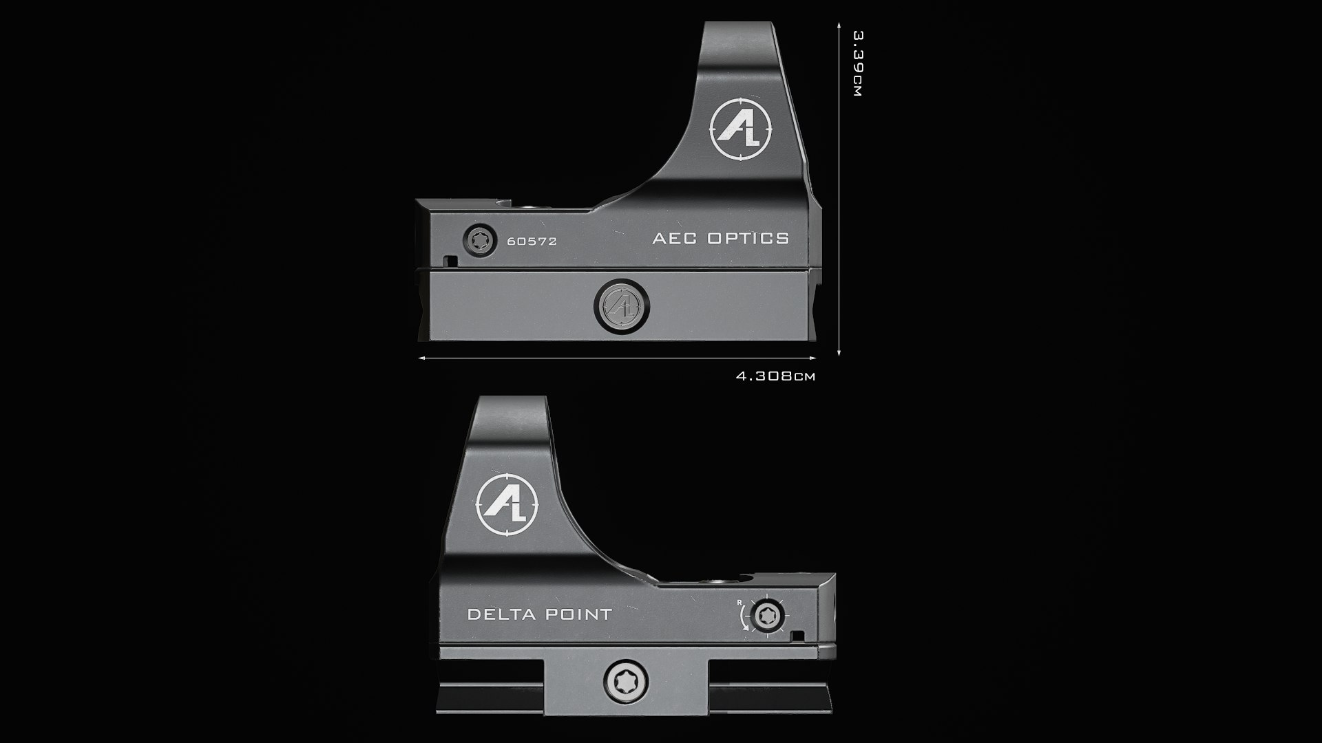 3D Reflex Sight - Deltapoint - TurboSquid 1627107